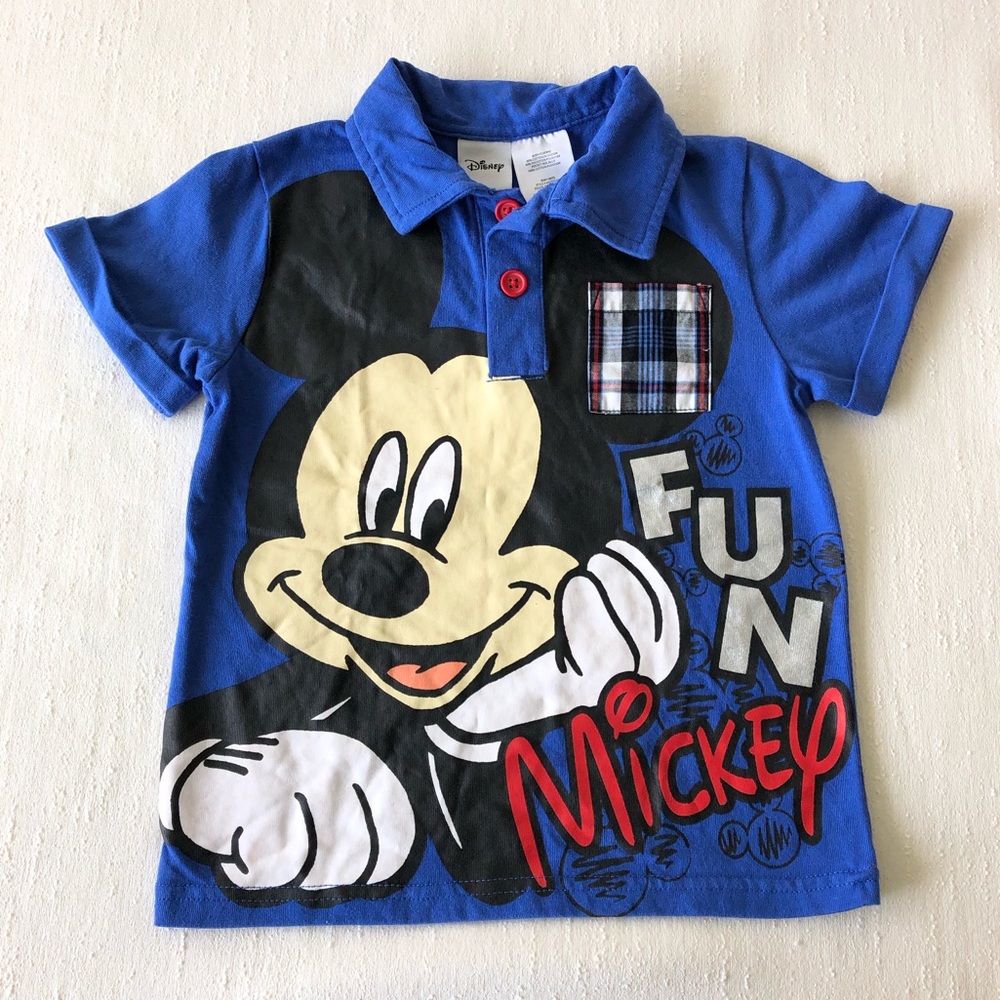NWOT Disney Mickey Polo Shirt Size 4T